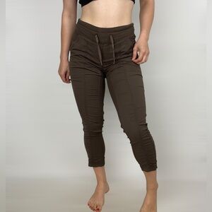 lululemon chocolate Brown studio dance Pants